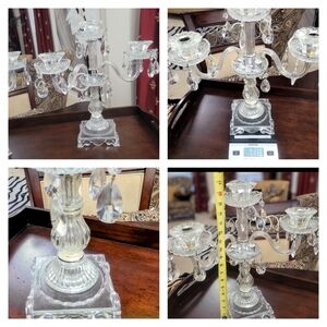 Candle Stick Crystal Wedding Party Vintage Glam Decor